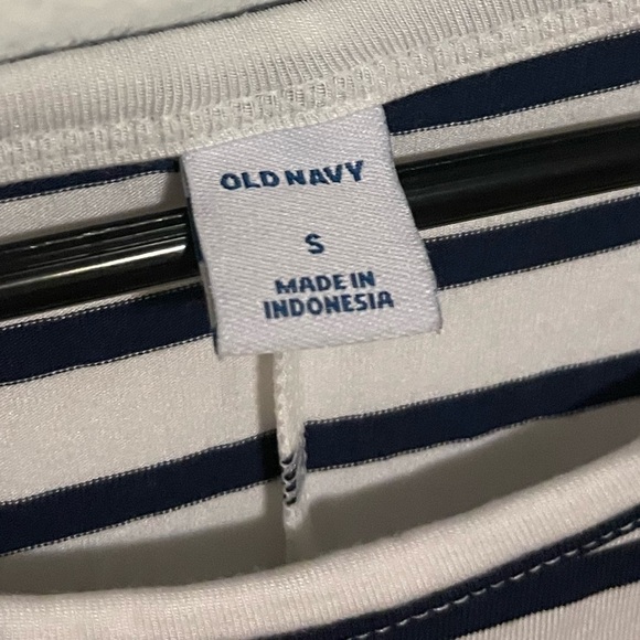 Old Navy Blue & White Striped Halter Swing Dress Size Small - Picture 2 of 6